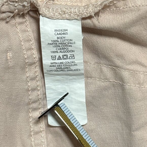 Girls Size 10 Pink Summer camp Tee & Beige Distressed 100% Cotton Shorts Set - Picture 7 of 10